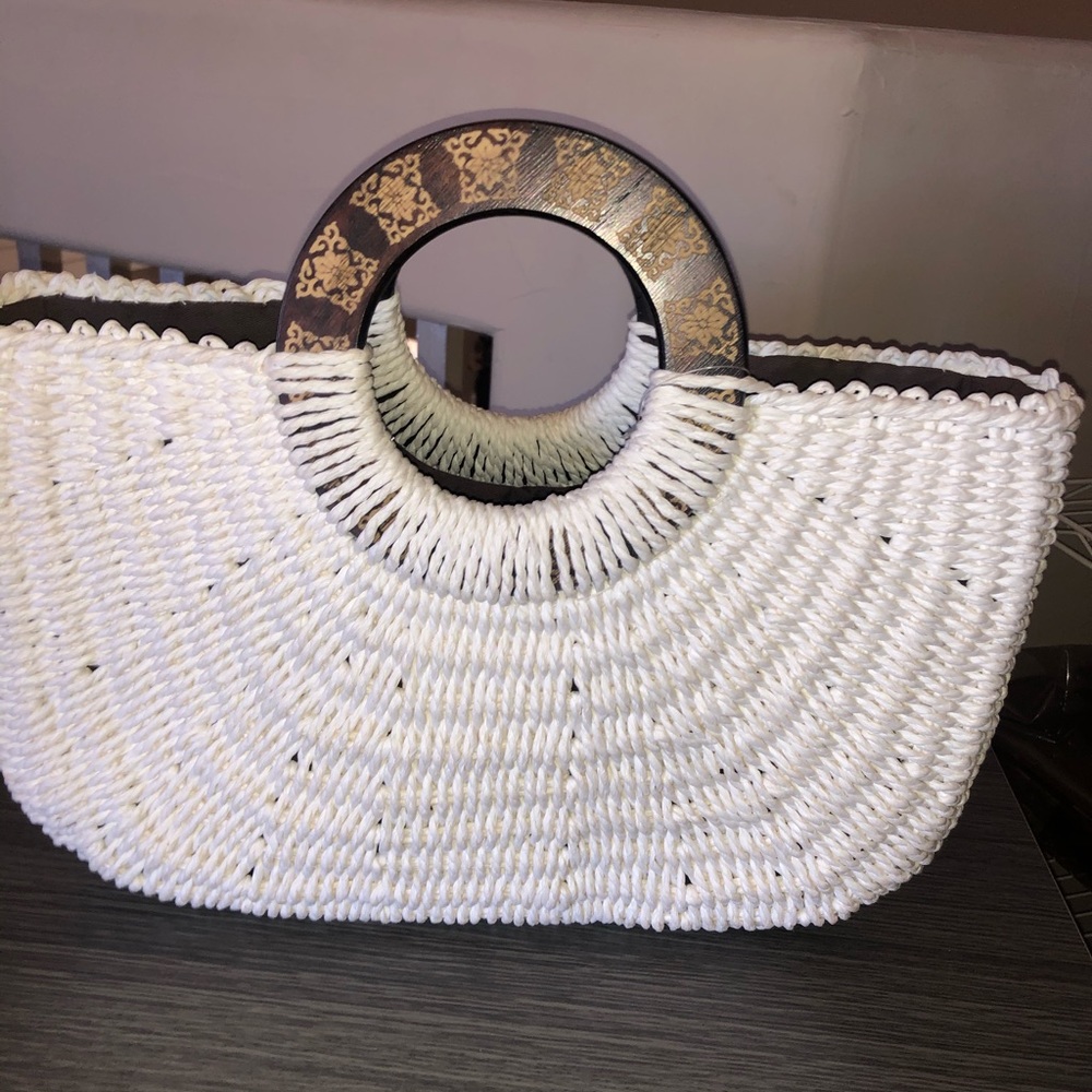 Straw Coldwater Creek Tote
